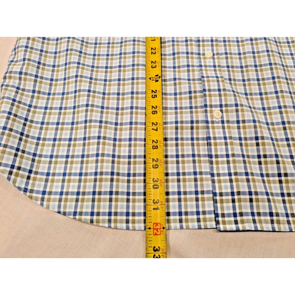 VTG. LL Bean Mens Sz: L Traditional Fit Button Down Shirt Plaid Cotton Pristine! - Picture 13 of 16